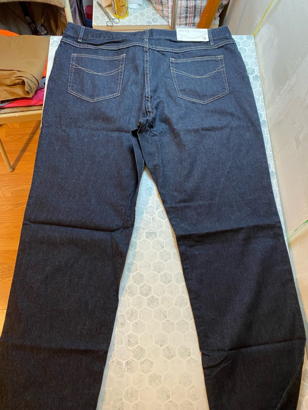 J. Jill Men's Straight Jeans in Dark Indigo - Picture 2 of 6